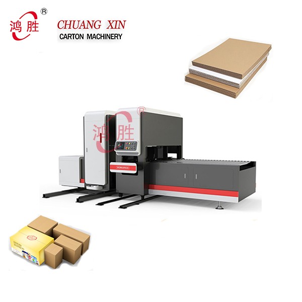 Automatic Tying PE Paperbard Pizza Boxes Bundling Machines Corrugated Machine