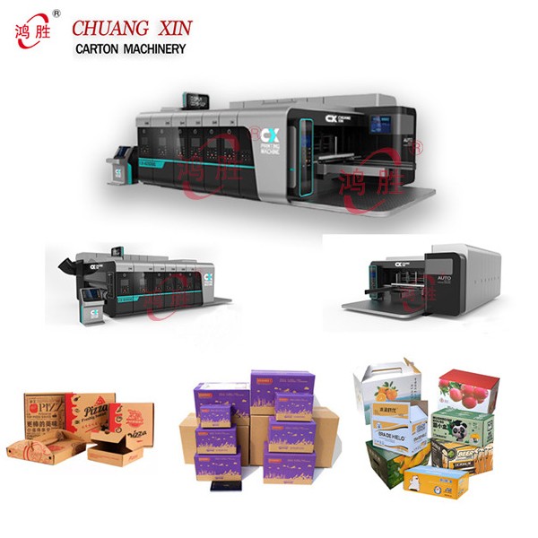 Flexo Printing Paperboard Carton Rotory DIe-Cutting Automatic Full High Definition Machines