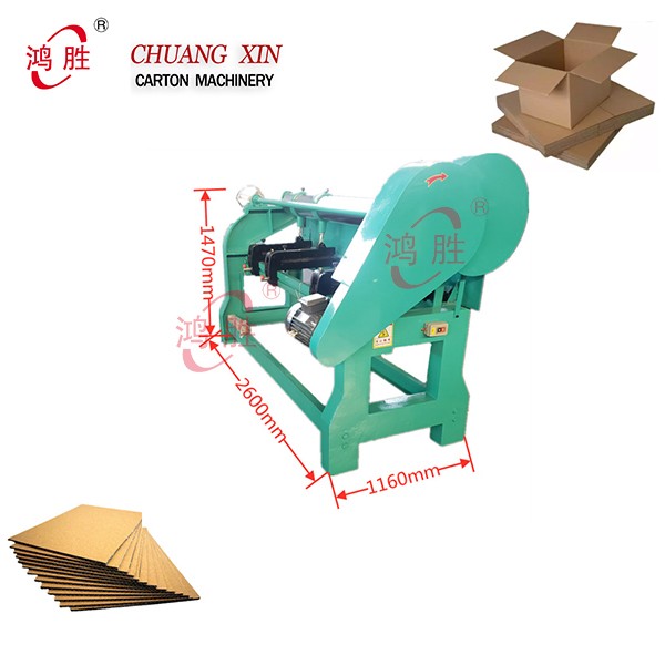 Manual Paper Feeder Four Line Slotter Die Cutting Slotting Carton Paperboard Packing Semi-Auto Machinery