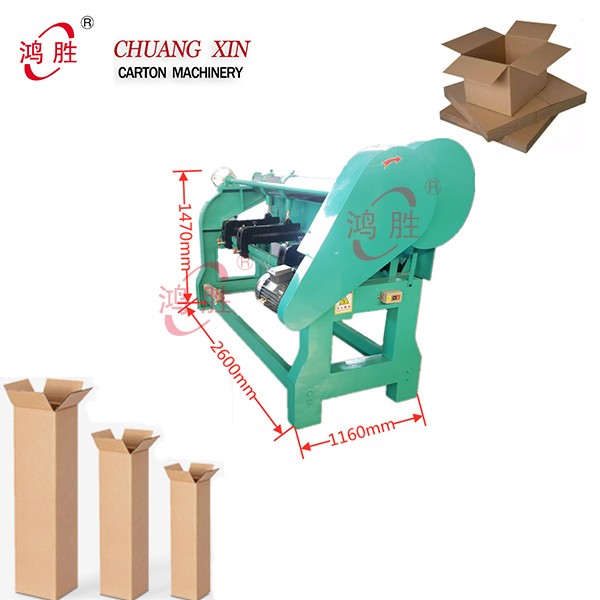 Manual Paper Feeder Four Line Slotter Die Cutting Slotting Carton Paperboard Packing Semi-Auto Machinery