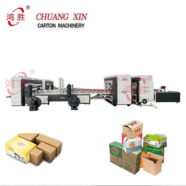 Full auto stitching high speed corrugated carton machine