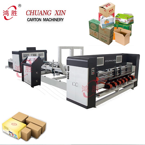 Full auto stitching high speed corrugated carton machine