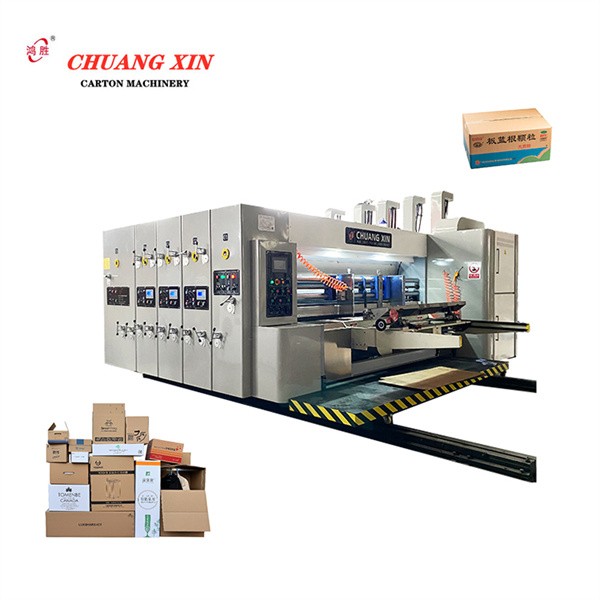 High Speed Automatic Printing Flexo Slotter Die-Cutting Corrugated Carton Machinery