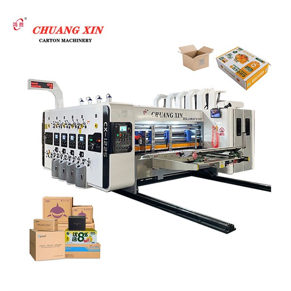 High Speed Automatic Printing Flexo Slotter Die-Cutting Corrugated Carton Machinery