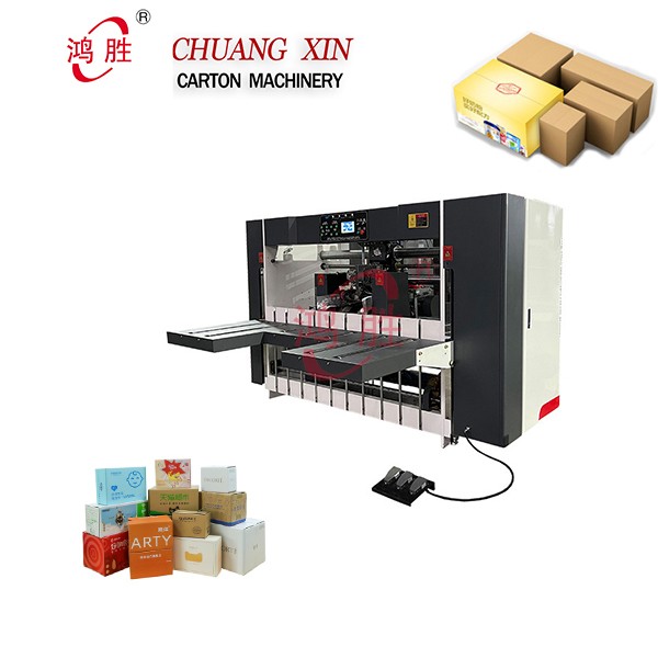 Packing Machinery Double Piece Semi-Auto Stapler Box Stitching Carton Making Machines