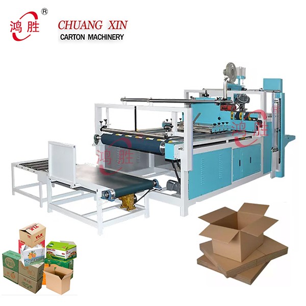 Semi auto folding gluing machine 2800mm gluer machine for carton box