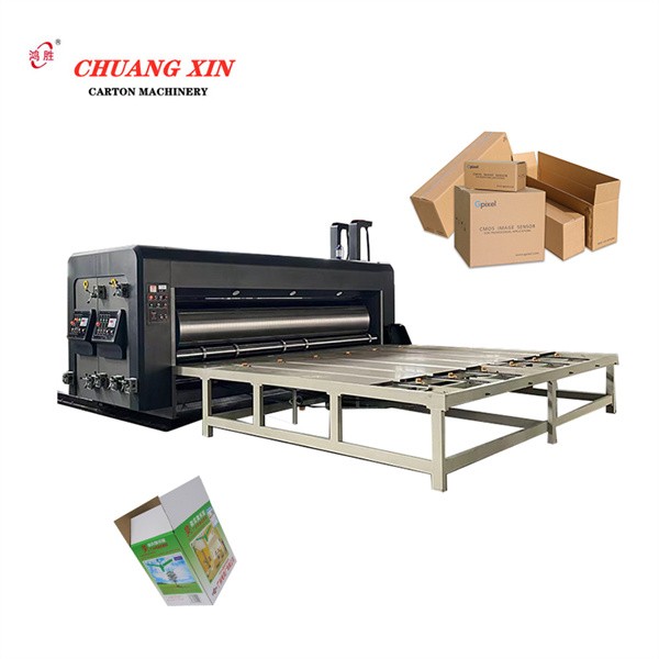 Two Colors Printing Slotting Paper Carton Die Cutting Semi-Auto Printer Machines