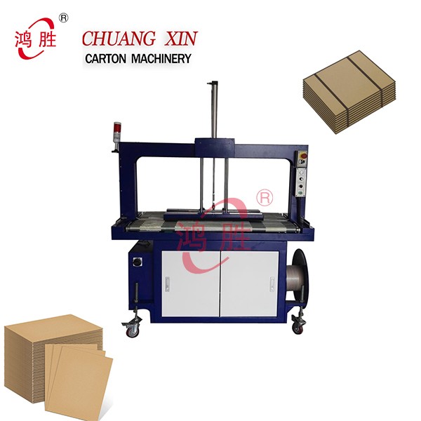  semi automatic carton strapping machine high table PP carton box strapping tool